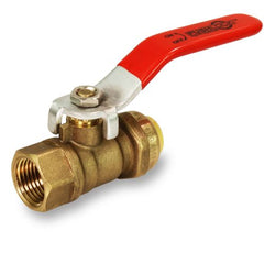 Everflow UPBVF12 1/2" Push X Female Ball Valve  | Midwest Supply Us