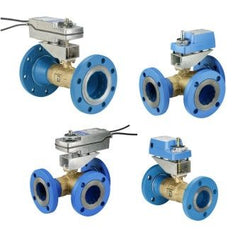 Johnson Controls VG18A5JU 4" 3W BALL VALVE 117 CV;; FLANGED; SS TRIM; LESS ACTUATOR  | Midwest Supply Us