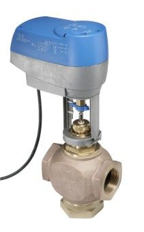 Johnson Controls VG7842LT+72CHGA 3/4"; 7.3 CV; NPT; 3WAY;; BRASS TRIM GLOBE VALVE; VA7820-HGA-2; SR; ELEC;SELECTABLE CONTROL;W/O SW  | Midwest Supply Us