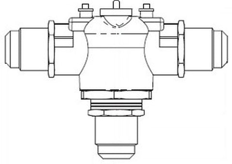 Schneider Electric (Erie) VT3253 1/2"EXT.FL. 4.0cv 3way VlvBody  | Midwest Supply Us