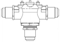 Schneider Electric (Erie) VT3253 1/2"EXT.FL. 4.0cv 3way VlvBody  | Midwest Supply Us