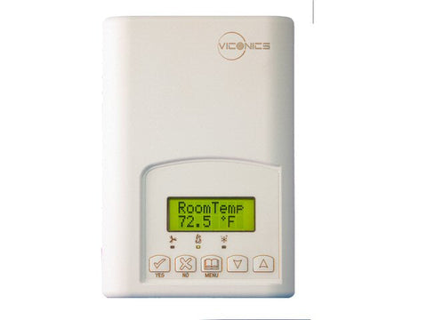 Viconics VT7652B5031B Thermostat | Roof | 2 Heat Cntcts | 2 Cool Cntcts | Prgmble | BAC  | Midwest Supply Us