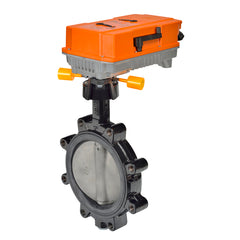 Belimo EXT-LD14108BE1AX+PRBUP-3-T Potable water valve (BV), 8", 2-way, ANSI Class Consistent with 125, Cv 1579 |Valve Actuator, Non fail-safe, AC 24...240 V / DC 24...125 V, On/Off, Floating point, 2 x SPDT, terminals  | Midwest Supply Us