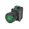 W22IPB-FG-FM24LG-10/10 | W22IPB-FG-FM24LG-10/10 - W22 IPB, Flush Cap Green, 24V FV, LED GN, 1 NO / 1 NO | C3 Controls