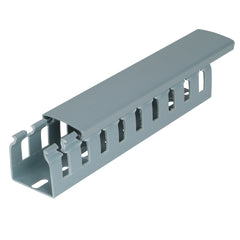 C3 Controls WD-B40X80W WD-B40X80W - WD73 (SPQ 18) Wiring Duct & Cover, W: 40mm (1.57") x H: 80mm (3.15"), Wide (Standard) Slot, Grey  | Midwest Supply Us