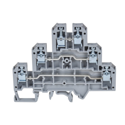 C3 Controls WTB2-TL2 WTB2-TL2 - SPQ(50), TB179 25A TRIPLE LEVEL FEED THRU TB Pack of 50 | Midwest Supply Us