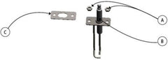 Lennox Y5350 Lennox 550002190, Ignitor Kit, For Wall Mount Gas-Fired Water Boilers GWM 050/075/100  | Midwest Supply Us