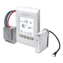Resideo YTA7210-AR-SPK AUBE ECONNECT(TM) WIRELESS LINE VOLT THERMOSTAT KIT WITH EQUIPMENT INTER FACE MODULE. REDLINK(TM) ENABLED. FOR ELECTRIC BASEBOARD, CONVECTORS AND FAN-FORCED HEATERS. 100-240 VOLTS MAX 12.5A (RES.) MIN  | Midwest Supply Us