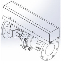 Belimo ZS-EPIV-EV-150U Weather shield | for ANSI 125 | valve sizes 4" | 5" and 6" | ultra sonic flow sensor only  | Midwest Supply Us