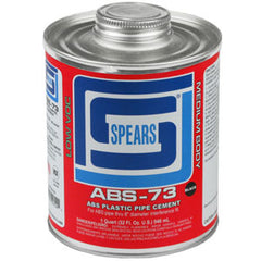Spears ABS73B-005 1/4 PINT ABS-73 MED BODY BLACK ABS  | Midwest Supply Us