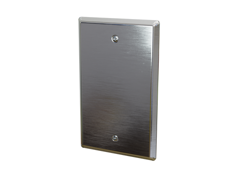 ACI A/AN-SP 10K ohm Type III | Stainless Steel Wall Zone Plate with Override Temperature Sensor  | Midwest Supply Us