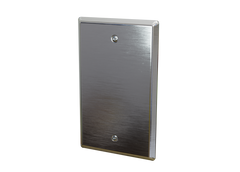 ACI A/AN-SP 10K ohm Type III | Stainless Steel Wall Zone Plate with Override Temperature Sensor  | Midwest Supply Us