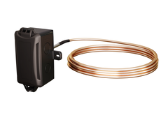 ACI A/AN-A-12'-PB 10K ohm Type III | Copper Tube Averaging Temperature Sensor | Averaging Wire Length: 12 feet | Plastic Box Plain Housing Enclosure Box  | Midwest Supply Us