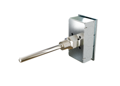 ACI A/AN-I-4"-GD 10K ohm Type III | Stainless Steel Well Water Fluid Steam Temperature Sensor | Sensor Length: 4 inch | Galvanized Housing Enclosure Box  | Midwest Supply Us