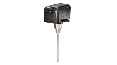 ACI A/CP-I-4"-PB 10K ohm Type II | Stainless Steel Well Water Fluid Steam Temperature Sensor | Sensor Length: 4 inch | Plastic Box Plain Housing Enclosure Box  | Midwest Supply Us