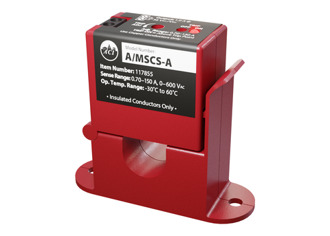 ACI A/MSCS-A Current Switch (Split Core) | N/O 0-150A | Adjustable Trip Point: 0.70 - 150A  | Midwest Supply Us