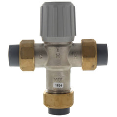 Resideo AM101-UCPVC-1LF AM-1 SERIES LEAD FREE MIXING VALVE 3/4", 100-145F, UNION CPVC  | Midwest Supply Us