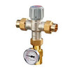 AM102C1070-USTG-LF | 1 in. Low lead thermostatic mixing valve 70-120F, Union with temperature gauge | Resideo