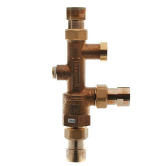 Resideo AMX101-UT-1LF AMX LEAD FREE MIXING VALVE 3/4 INCH UNION NPT 90F-130F  | Midwest Supply Us