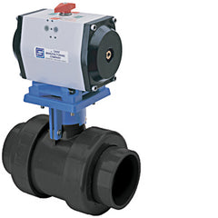 Spears 24201H101-012 1-1/4 PVC TRUE UNION 2000 INDUSTRIAL BALL VALVE FLANGED FKM AIR/AIR 80PSI  | Midwest Supply Us