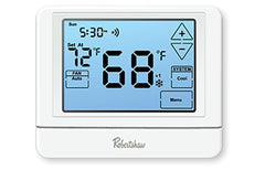 Robertshaw RS10420T Thermostat, Programmable, 7-Day, 5-1-1, NP, Touchscreen, WIFI, 4H/2C  | Midwest Supply Us