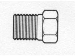 Johnson Controls F-1000-171 TEST PLUG 1/8" M.P.T.  | Midwest Supply Us