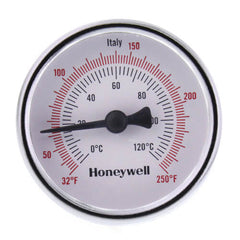 Resideo GT161 2 IN. THERMOMETER WITH WELL. 32-250F TEMP. RANGE. STEEL CASE, BRASS WELL.  | Midwest Supply Us