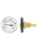 HWT250 | Bi-metal | hot water thermometer with brass separable well | range 30-250 F° (0-120 C°) | Dwyer Instruments