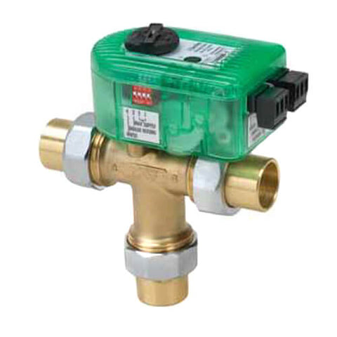 Taco I100U3R-1 1", 3 Way Outdoor Reset I-Series Mixing Valve (Union Sweat)  | Midwest Supply Us