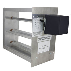 iO HVAC Controls HD-3810-BM Rectangular 38 x 10 Zone Damper-BM  | Midwest Supply Us