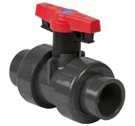 Spears 1823V-015C 1-1/2 CPVC TRUE UNION 2000 INDUSTRIAL BALL VALVE FLANGED EPDM VENTED  | Midwest Supply Us