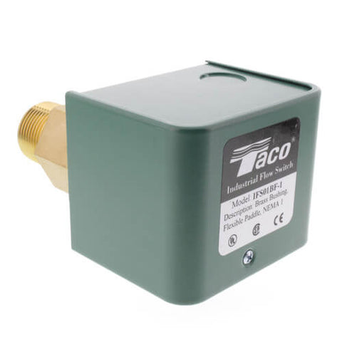 Taco IFS01SR-1 1" Stainless Steel Flow Switch NEMA1 w/ Rigid Paddles (Single Switch)  | Midwest Supply Us
