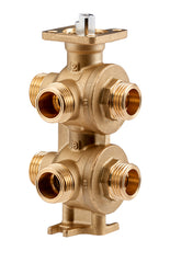 Johnson Controls VG1641AF 1/2" NPT INTERNAL THREADS; FORGED BRASS;6-WAY;BALL V  | Midwest Supply Us
