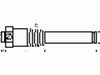 WEL14A-601R | BULB WELL ASSY; COPPER BULB WELL 7-9/16