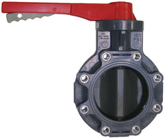 Spears 722311K-030 3 PVC LUG INSERT BUTTERFLY VALVE EPDM W/HDL ZINC LUG  | Midwest Supply Us