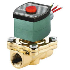 ASCO CONTROLS 8210G056 120/60 Vac 1-1/2" NPT. N.C. 2 Way Brass Solenoid Valve For Air Water Or Light Oil 21417  | Midwest Supply Us