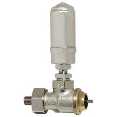 HONEYWELL RESIDENTIAL V2043HSL10 1/8" Angle 1 Pipe Steam Thermostatic Valve Body With Male Adapters NPT Inlet Female NPT Outlet For One Pipe Steam Systems Includes SA123A1002 Replaces Y100P1001 Y108P1006  | Midwest Supply Us