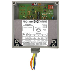 RIB RELAYS RIBD2421C SPDT Enclosed Pilot Relay 10 Amp With 24vac/dc 120-277vac Coil Includes Timer  | Midwest Supply Us