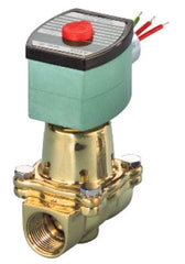 ASCO CONTROLS 8210G034 24/60vac 1/2" NPT. 2 Way N.O. General Purpose Brass Solenoid Valve For Air Water Light Oil  | Midwest Supply Us