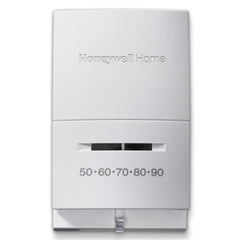 HONEYWELL RESIDENTIAL T822K1018 24v 2 Wire Mercury Free Heat Only Vertical Mount Single Stage Thermostat Less System Switch & Fan Switch 50-90F  | Midwest Supply Us