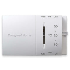 HONEYWELL RESIDENTIAL T8034N1007 24v Mercury Free Single Stage Heating/Cooling Horizontal Mount Thermostat With System & Fan Switching 1H-1C 50-90F  | Midwest Supply Us