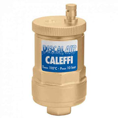 CALEFFI 551004A Discalair Vent 1/2" NPT. Female For Solar Systems  | Midwest Supply Us