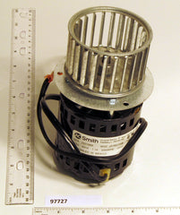 REZNOR 97727 115V Single Phase Inducer Venter Motor With Wheel Assy FE25-100  | Midwest Supply Us