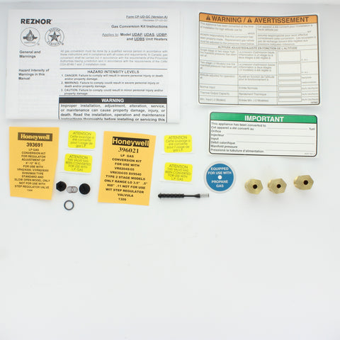 REZNOR 201732 LP Kit UDAP/UDAS 300-400 same as 1036543R  | Midwest Supply Us