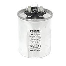 RHEEM 43-25133-05 Capacitor - 45/3/370 Dual Round  | Midwest Supply Us