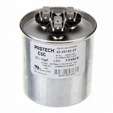 RHEEM 43-25133-27 Capacitor - 50/10/370 Dual Round  | Midwest Supply Us