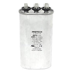 RHEEM 43-25135-20 Capacitor - 40/3/440 Dual Oval  | Midwest Supply Us