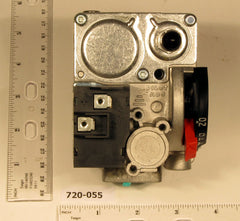 ROBERTSHAW 720-055 24v 1/2" X 3/8" Step Opening Hot Surface Ignition Gas Valve 125000 BTU With Built In Regulator For Natural Or LP Gas & **** This has Right Outlet ****  | Midwest Supply Us