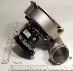 RHEEM 70-24157-03 115v 1/30 HP 3000 RPM Single Speed Induced Draft Blower W/Gasket (dim 12x12x10)  | Midwest Supply Us