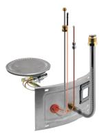 RHEEM WATER HEATER AM40925 Burner Assembly  | Midwest Supply Us